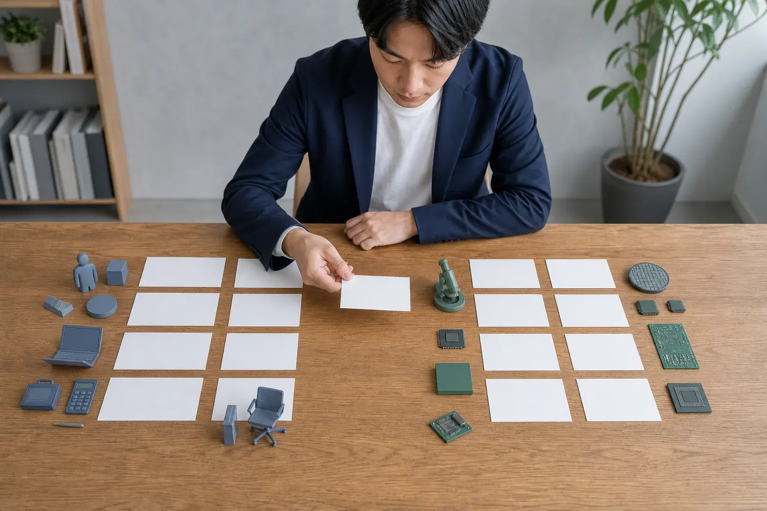 幅広い求人候補と半導体専門の候補を同じ机で公平に比較する求職者