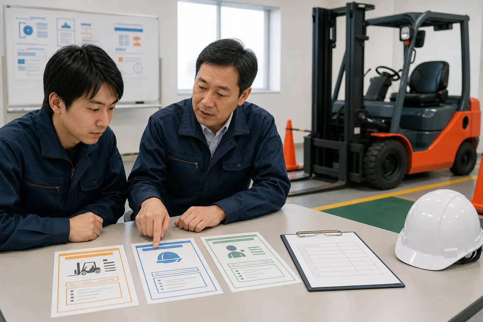 工場派遣の資格講習と費用負担を安全教育担当者へ確認する応募者