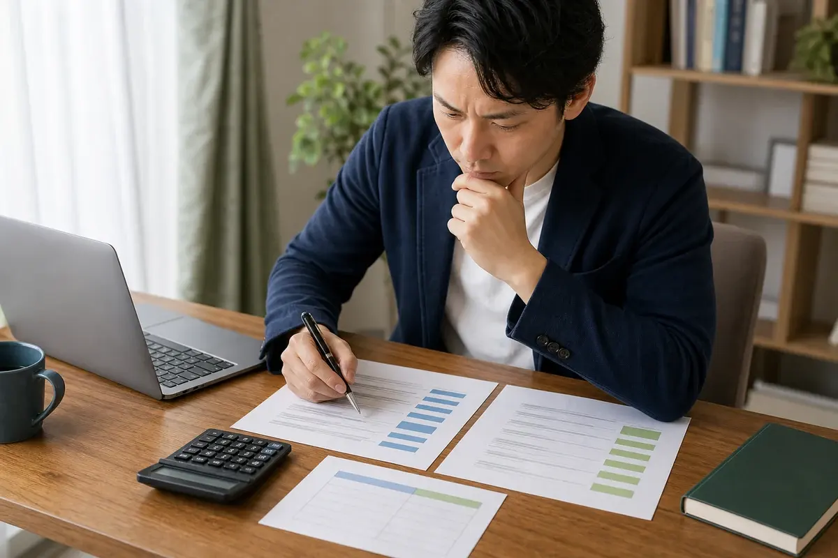 リモートワーク転職前に現在と転職後の年収条件を比較する求職者